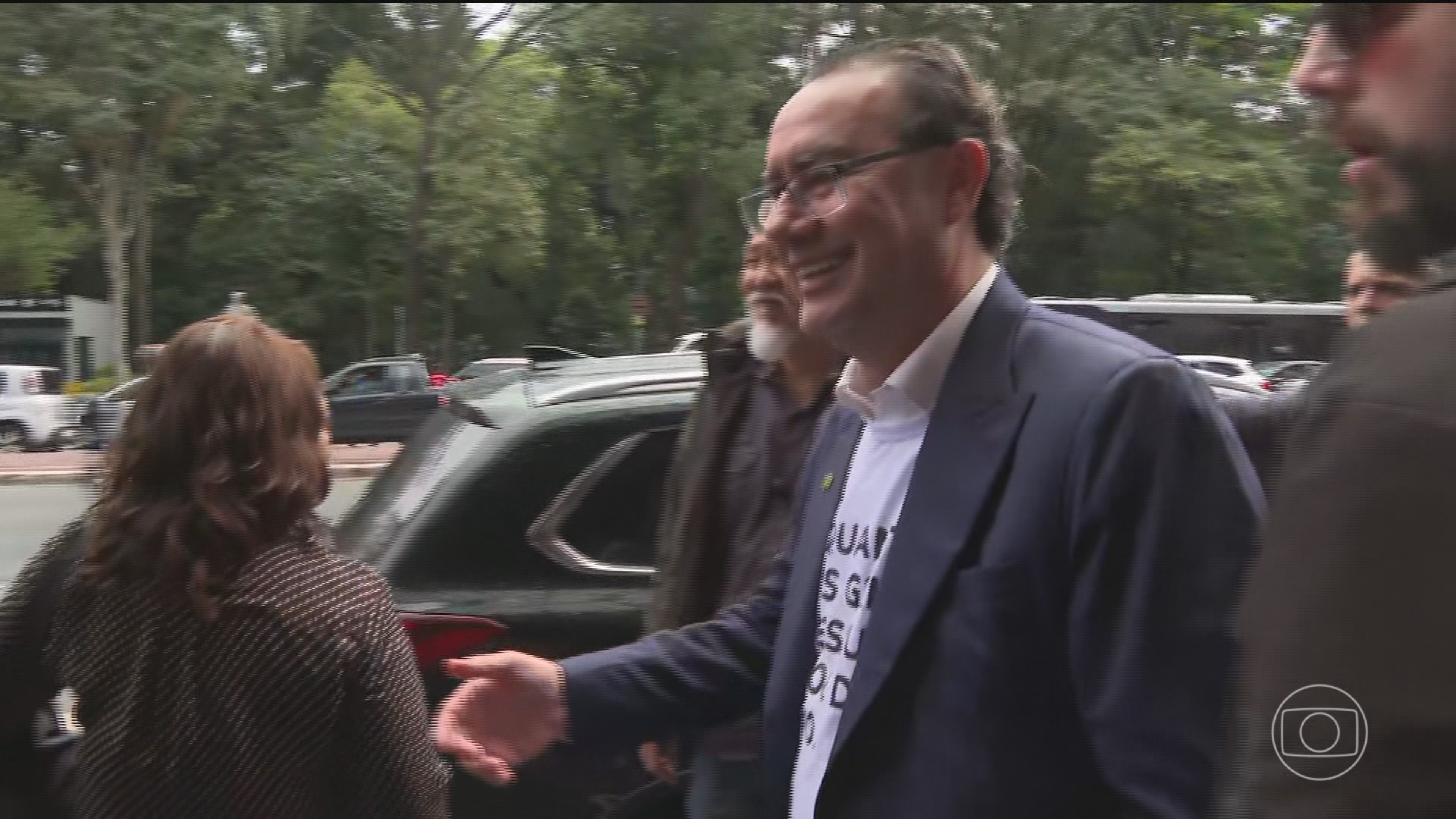 Augusto Cury, candidato do Avante à Presidência, faz campanha em São Paulo