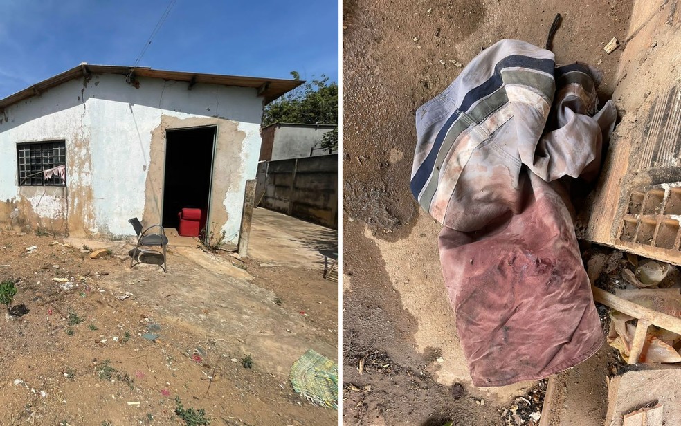 Homem matou a mulher e o próprio pai, em Luziânia, Goiás — Foto: Reprodução/TV Anhanguera