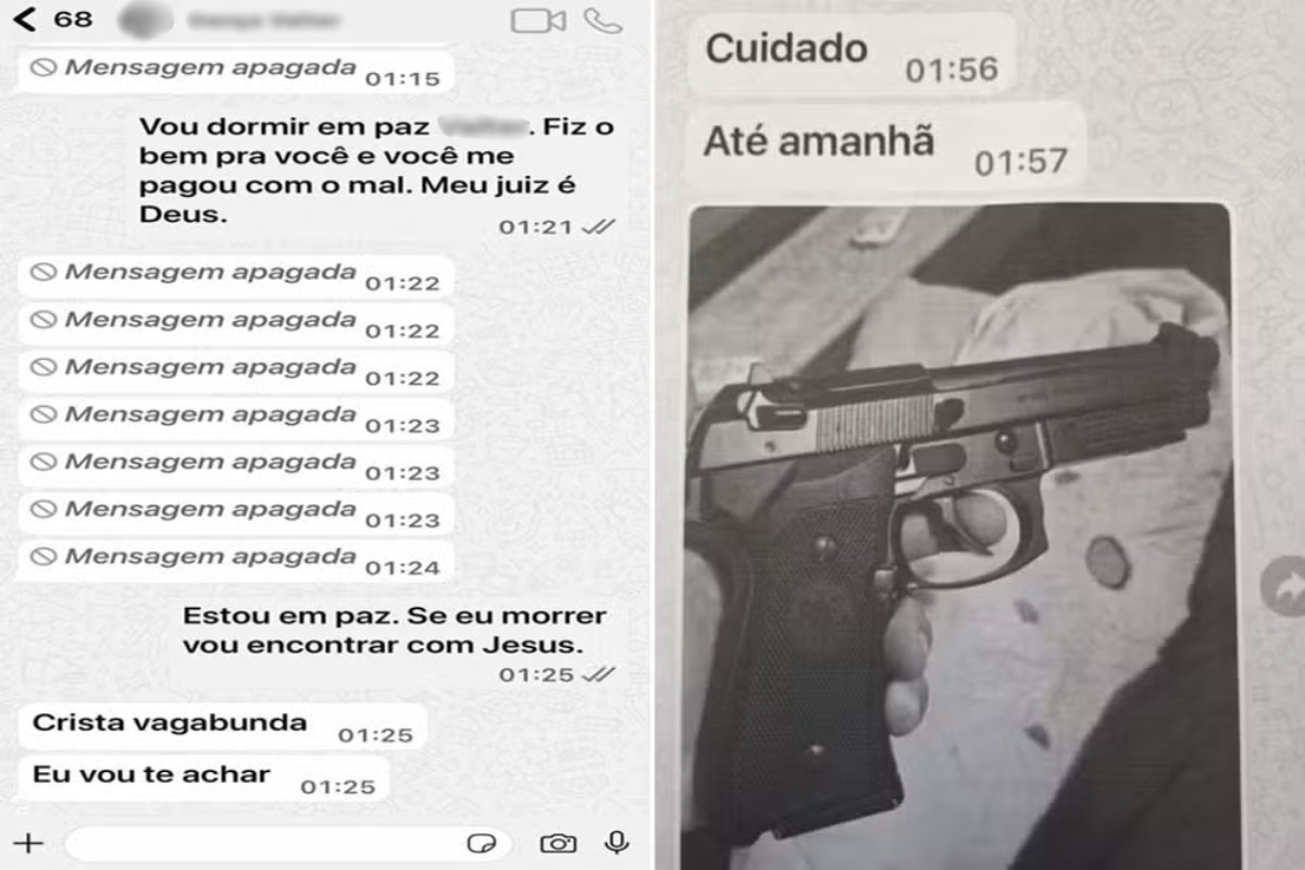 Homem que usou arma de airsoft para ameaçar ex após o término vira réu: 'Cuidado. Até amanhã'
