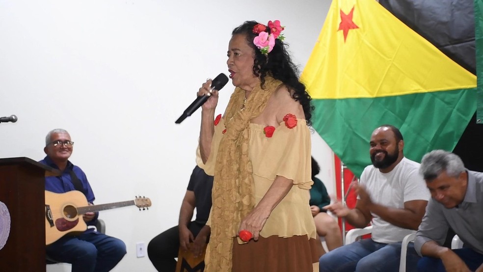 Nazaré Pereira, artista acreana, é homenageada em documentário que relata trajetória na música e dança — Foto: Arquivo pessoal
