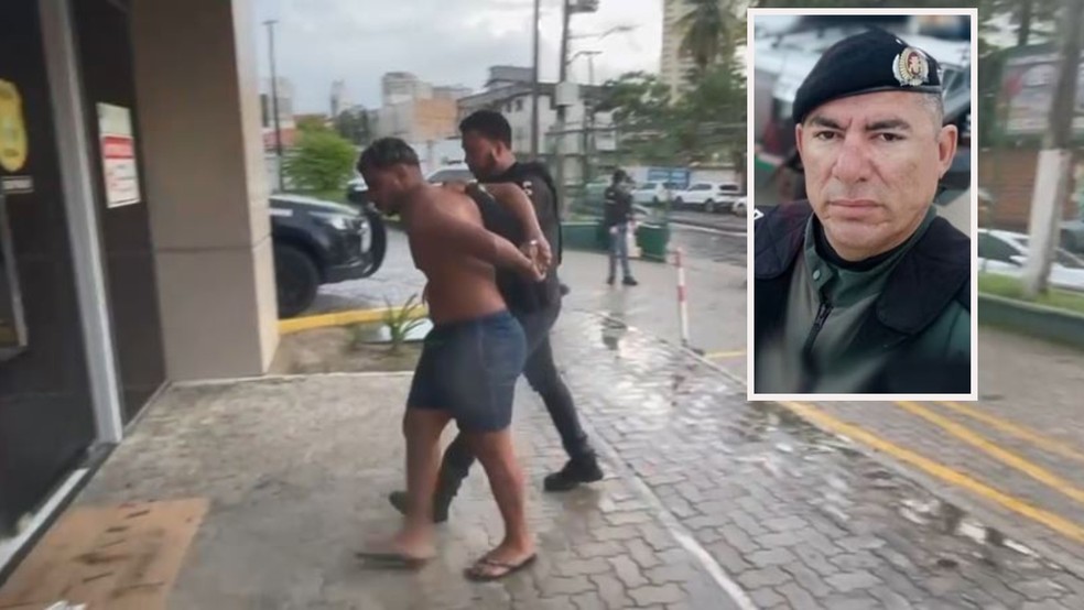 Francisco Cleiton Galdino da Silva, vulgo “Keke”, foi preso pela morte de um subtenente da PM. — Foto: Polícia Civil/ Divulgação