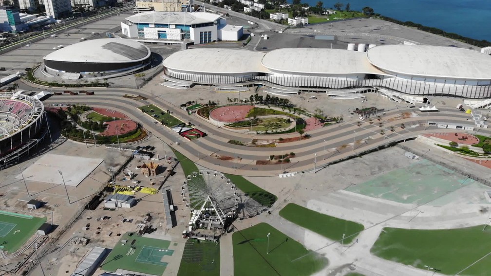 Parque Olímpico, na Barra da Tijuca — Foto: Reprodução TV Globo