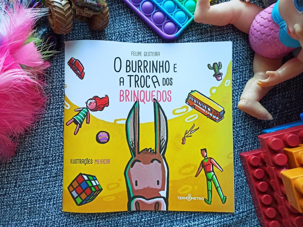 "O burrinho e a troca dos Brinquedos", de Felipe Gesteira — Foto: Felipe Gesteira/Divulgação