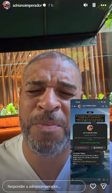 Adriano Imperador diz que mãe foi vítima de golpe e perdeu R$ 15 mil: 'É melhor devolver'