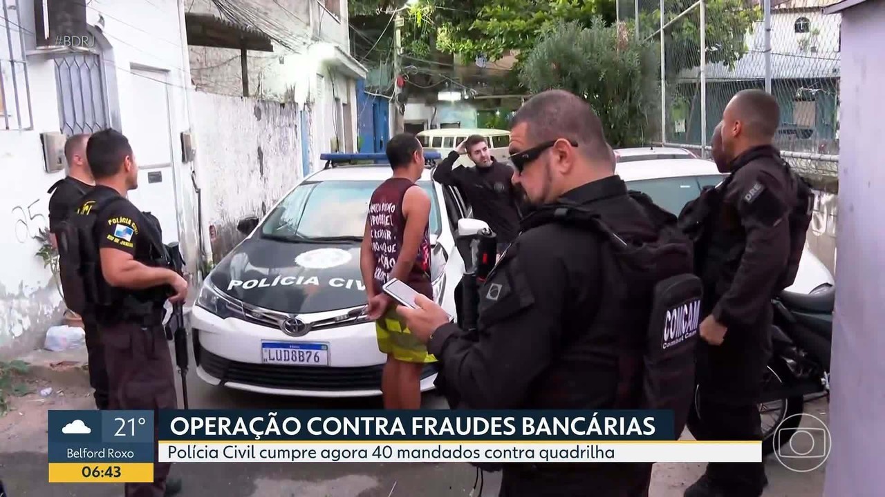Polícia Civil faz operação contra fraudes bancárias e lavagem de dinheiro em 3 estados