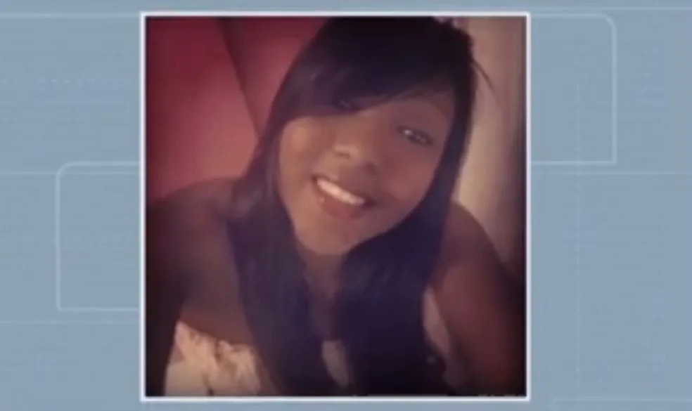 Paloma São Pedro foi morta a tiros nas primeiras horas do dia 15 de agosto enquanto voltava de escola dos filhos, de 9 e 5 anos. — Foto: Reprodução/TV Bahia