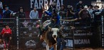 Final da etapa de Americana da PBR reuniu dez competidores na noite deste domingo (7) — Foto: Thomaz Marostegan
