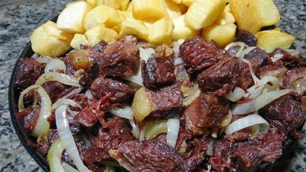 Prato com carne de sol. — Foto: Divulgação
