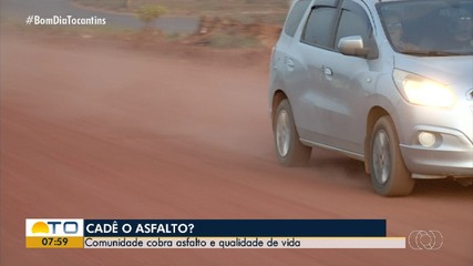 Falta de asfalto levanta poeira e gera reclamações de moradores da região sul de Palmas