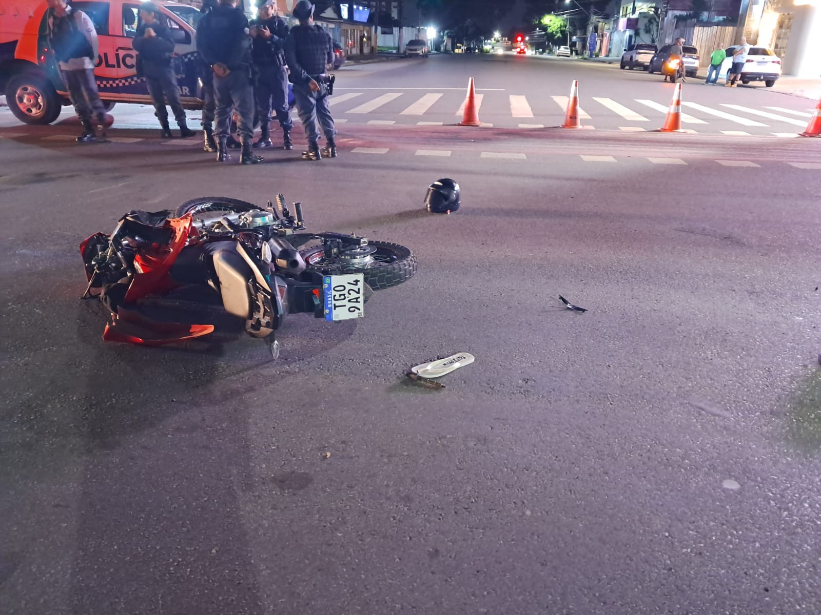 Motociclista morre em colisão com carro na área central de Macapá