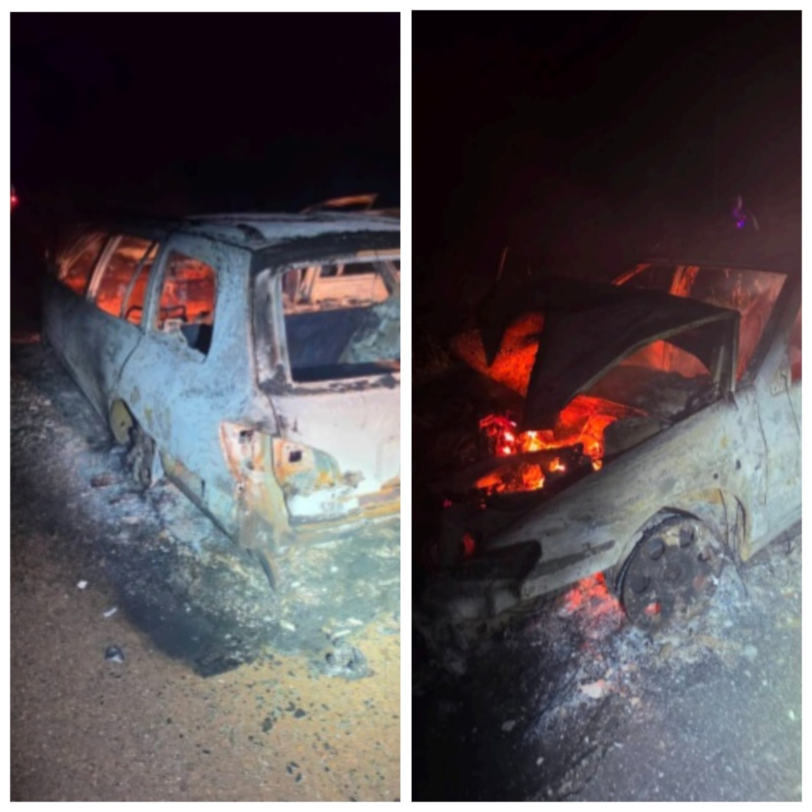 VÍDEO: Carro é encontrado em chamas e sem ocupantes na LMG-628, em Unaí