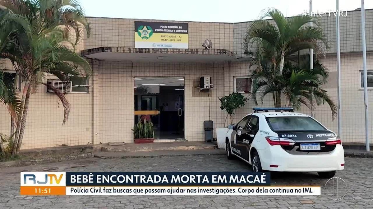 Bebê é encontrado morto dentro de valão em Macaé, no RJ