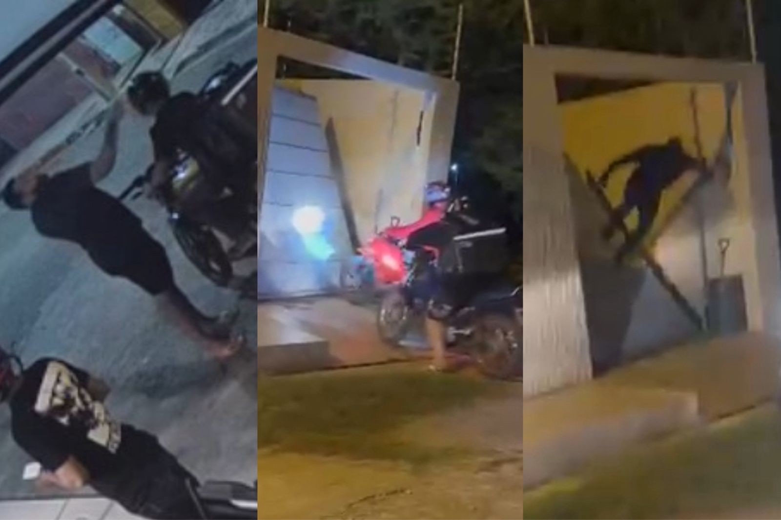 Entregadores por app derrubam portão e invadem casa de suspeito de agredir motoboy no PI