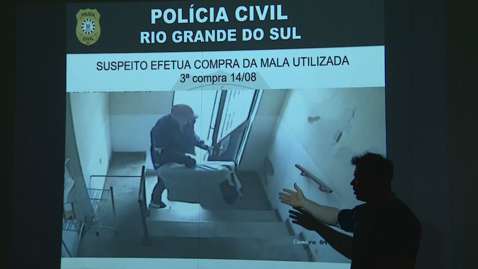 Corpo dentro de mala: suspeito comprou serra, luvas e lonas, diz Polícia Civil