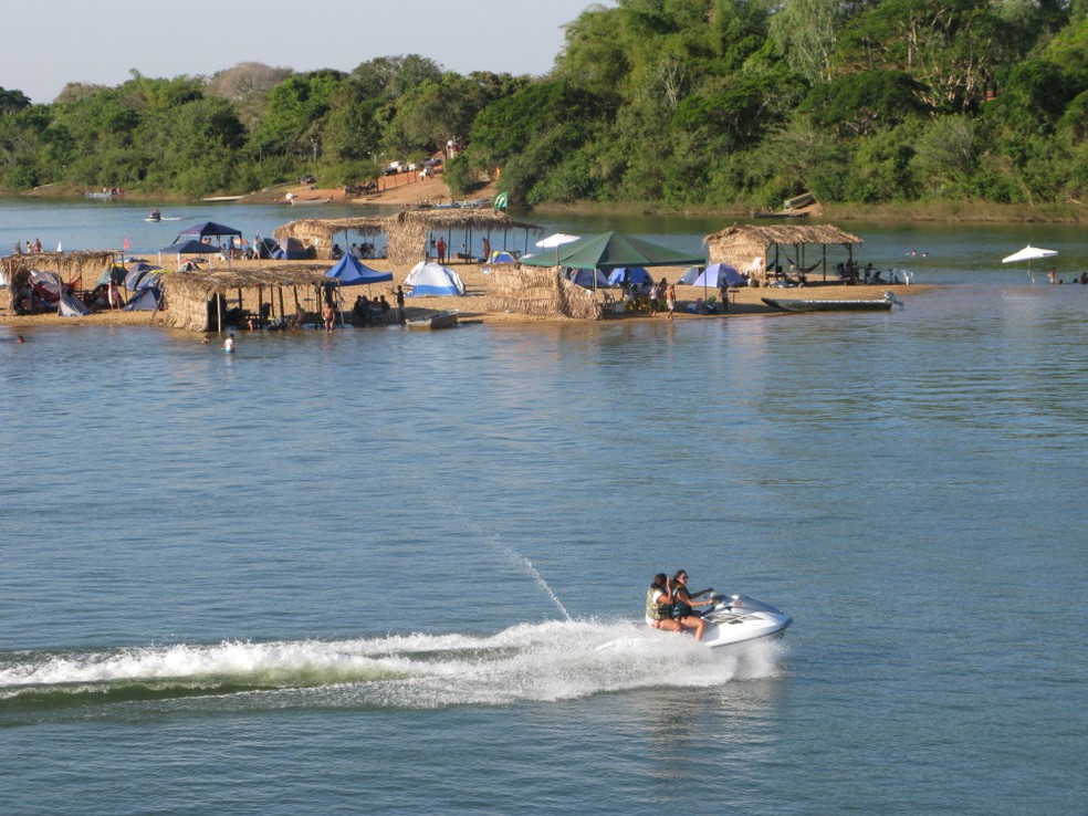 Praia do Garimpinho fica no território de Araguaína — Foto: Divulgação/Governo do Tocantins