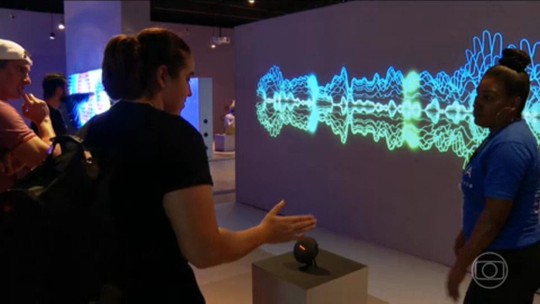 Exposição no Museu do Amanhã, no Rio, celebra combinação entre arte e tecnologia  - Programa: Jornal Nacional 