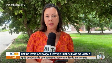 Homem é preso em Arraias suspeito de ameaçar companheira