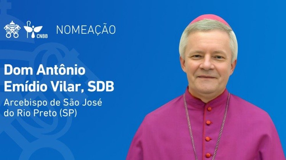 Dom Antônio Emídio Vilar, primeiro Arcebispo nomeado no novo papado — Foto: Conferência Nacional dos Bispos do Brasil (CNBB)