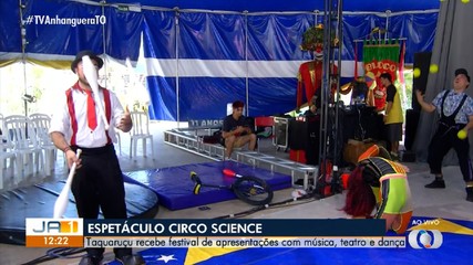 Taquaruçu recebe espetáculo do Circo Science