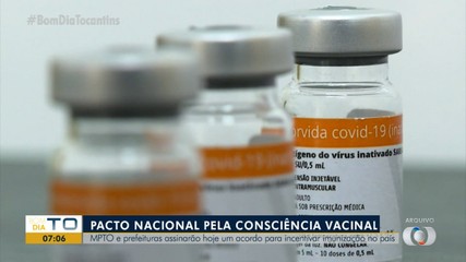MPTO e prefeituras assinam termo de acordo para incentivar imunização vacinal