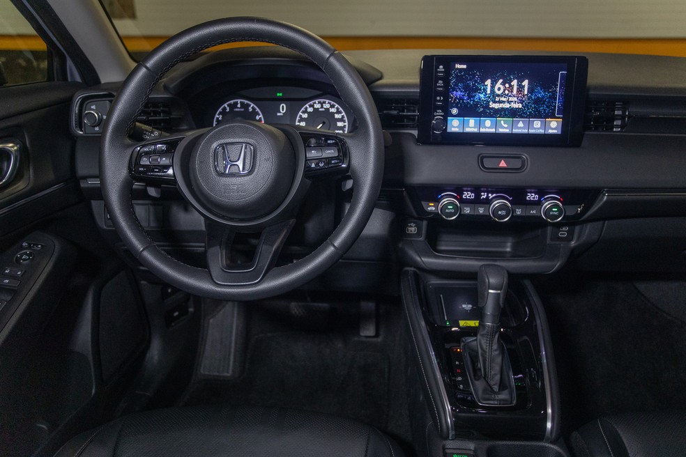 Interior do Honda HR-V EXL 2026 — Foto: g1 | Fábio Tito