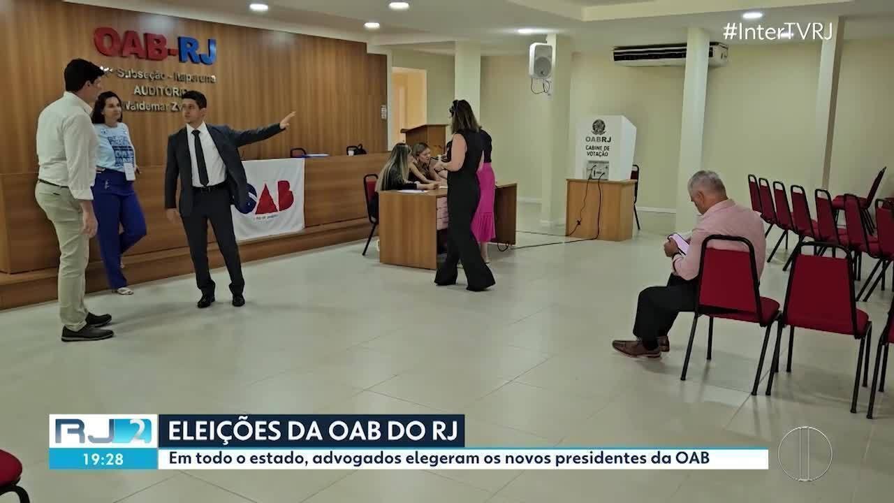 Eleições OAB: Confira os presidentes eleitos nas subseções do Norte e Noroeste do RJ