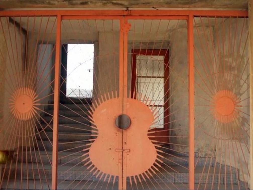 Obra de 'castelo' com 100 quartos de José Rico ficou inacabada em Limeira — Foto: Reprodução/TV Globo