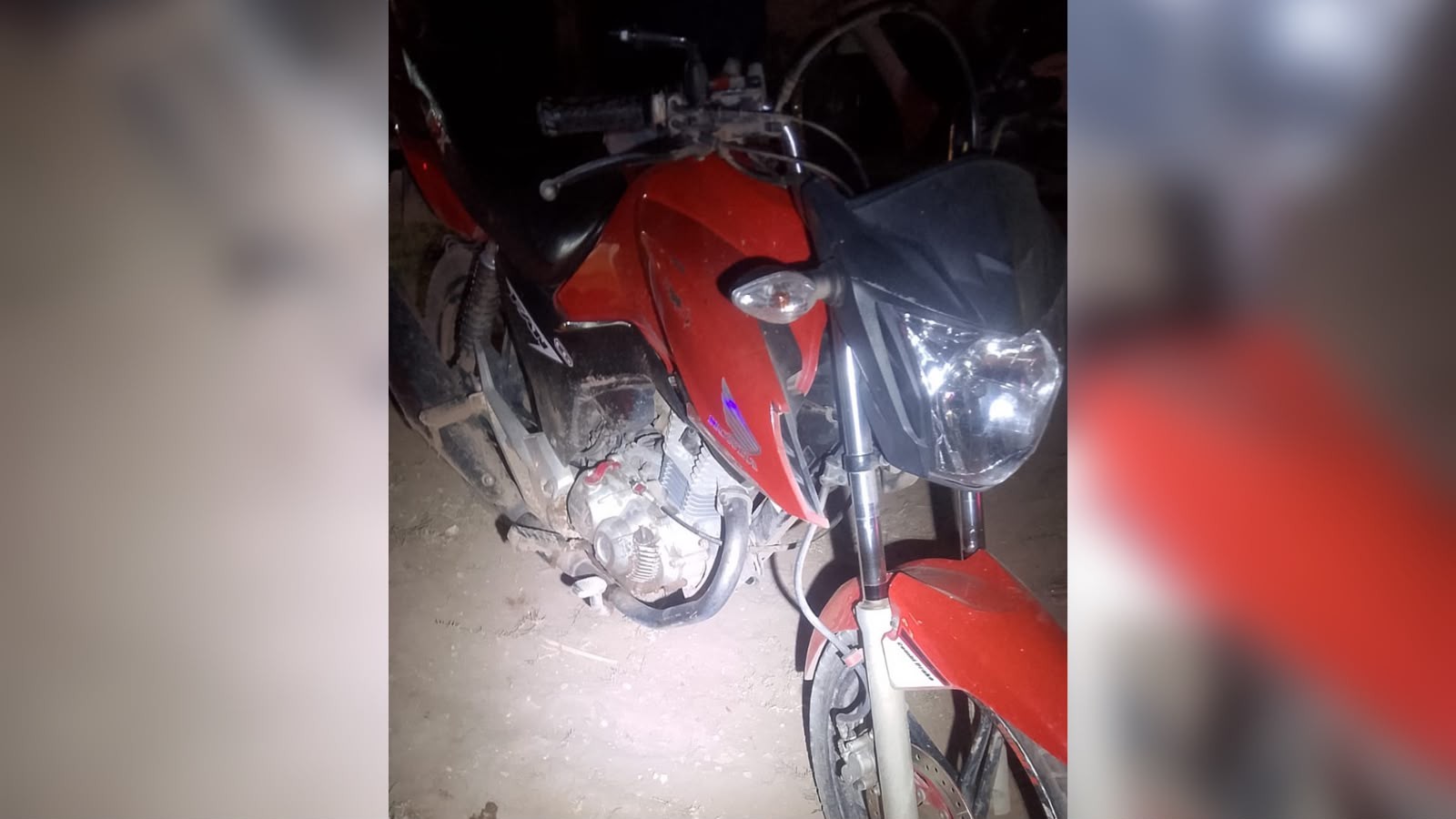 Dois homens são presos após fugir de barreira policial e cair de moto em Santarém