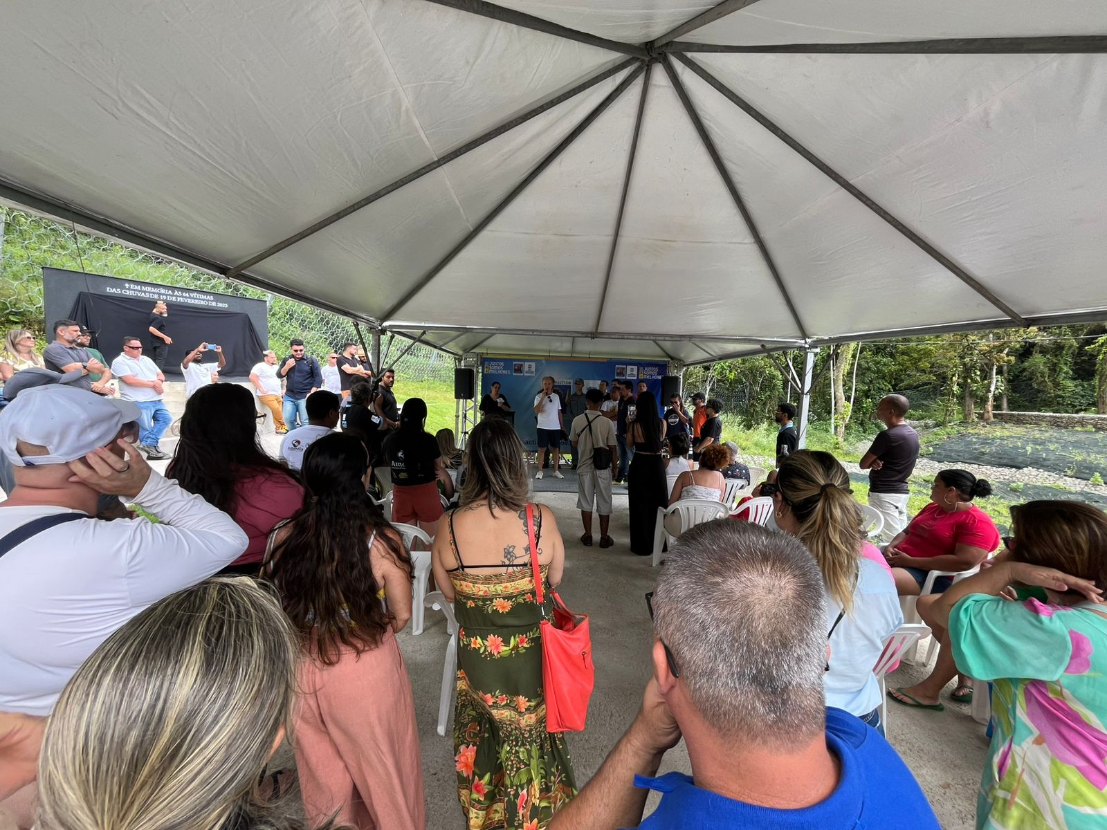 Memorial em homenagem às vítimas de tragédia na Vila Sahy é inaugurado em São Sebastião, SP