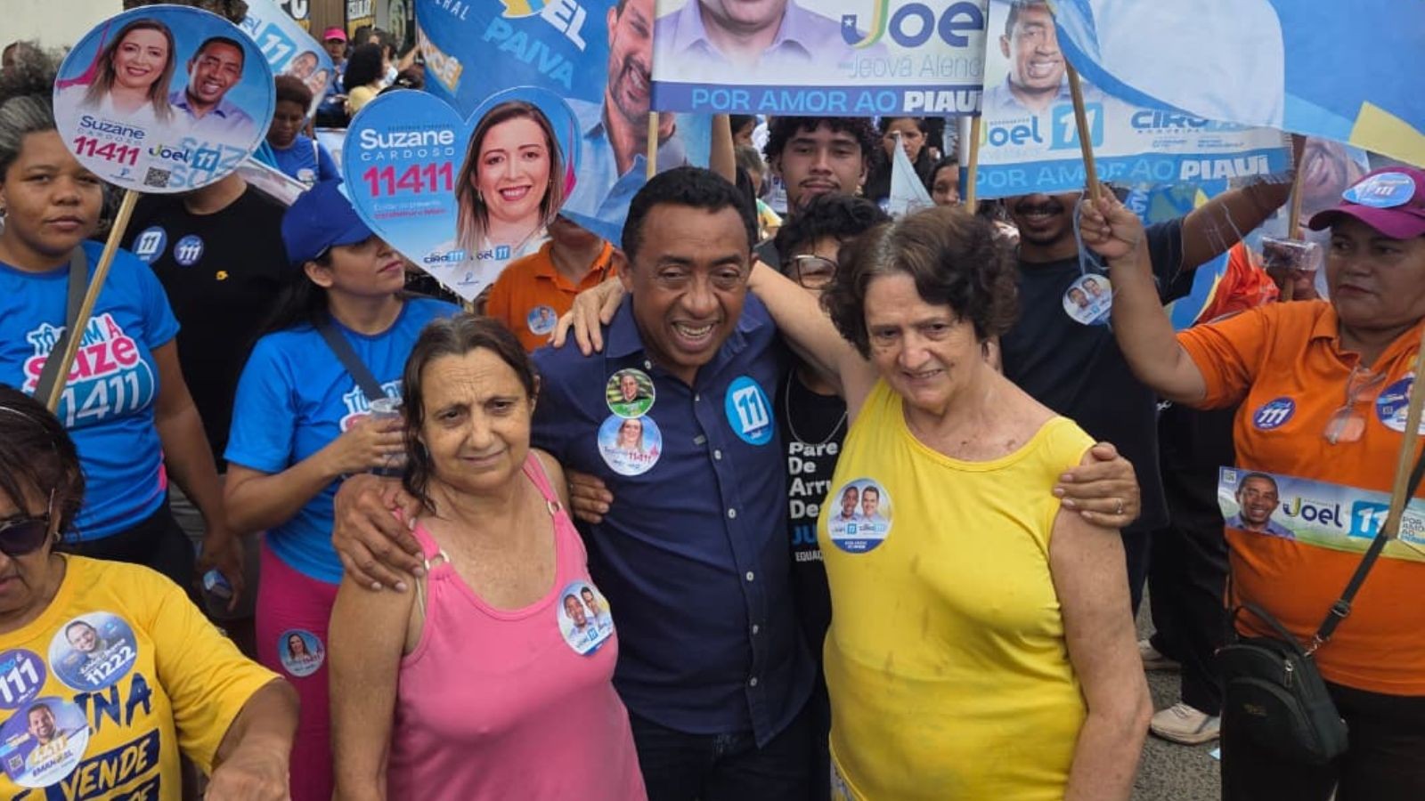 Joel Rodrigues promete reforçar prevenção e combate às queimadas durante caminhada em Teresina