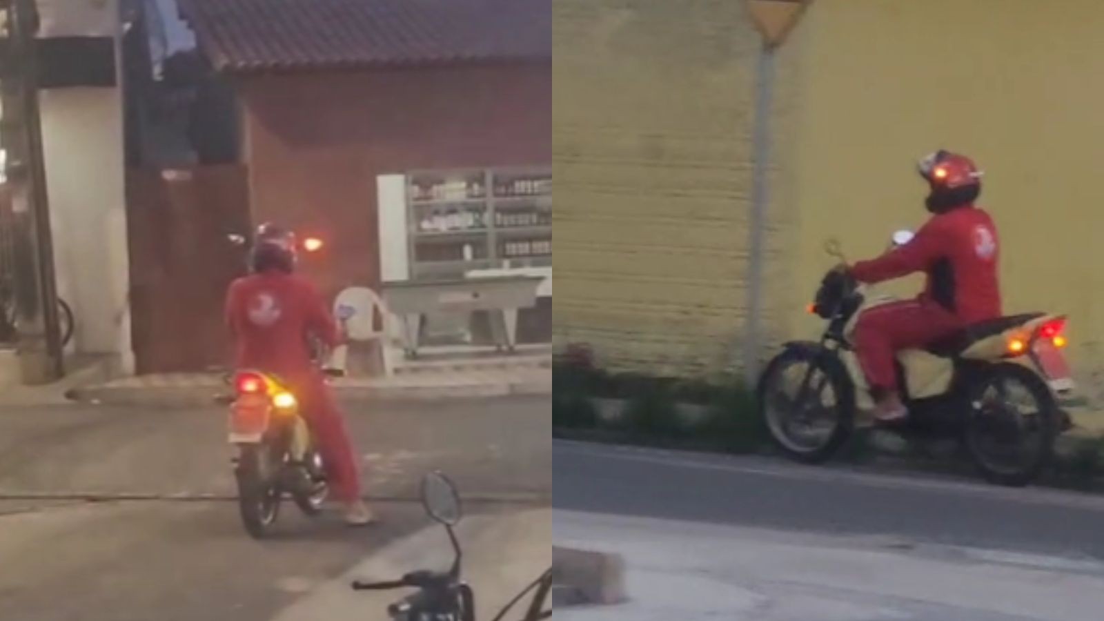 VÍDEO: Empresário cria capacete com seta que pisca junto com a moto e viraliza no PI