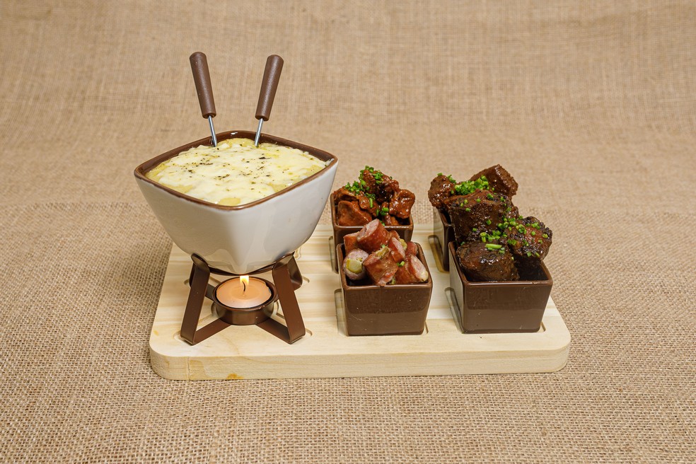 Prato 'Fondue de Frutos do Bar', do Bar do Antônio — Foto: Gutah/Divulgação