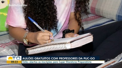 Estão abertas inscrições com intensivo de preparação para o Enem da PUC-GO e TV Anhanguera