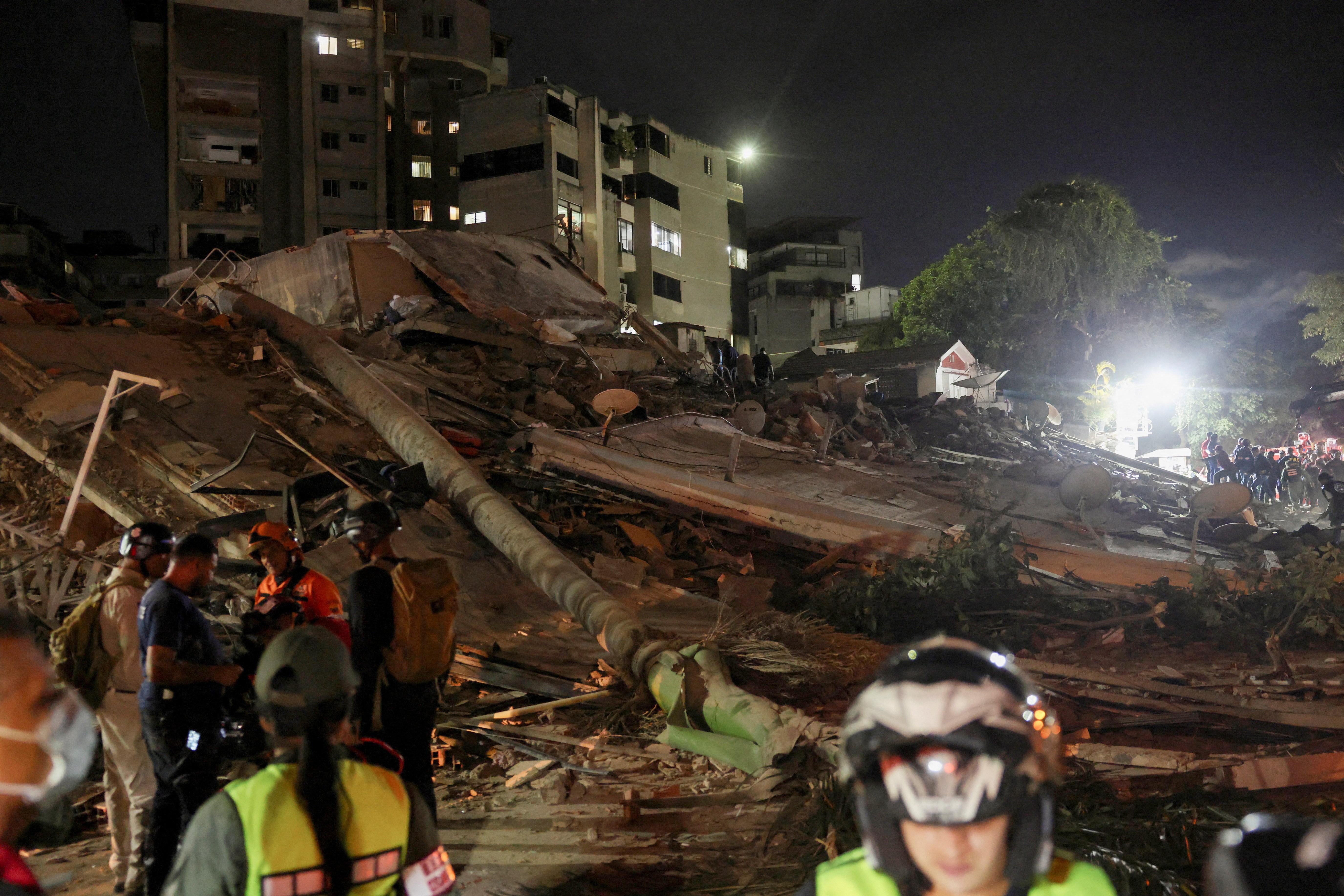Sobe para 164 número de mortos em terremoto na Venezuela, diz Delcy