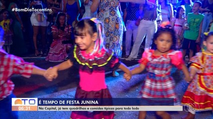 Festas juninas e quadrilhas já animam as ruas de Palmas
