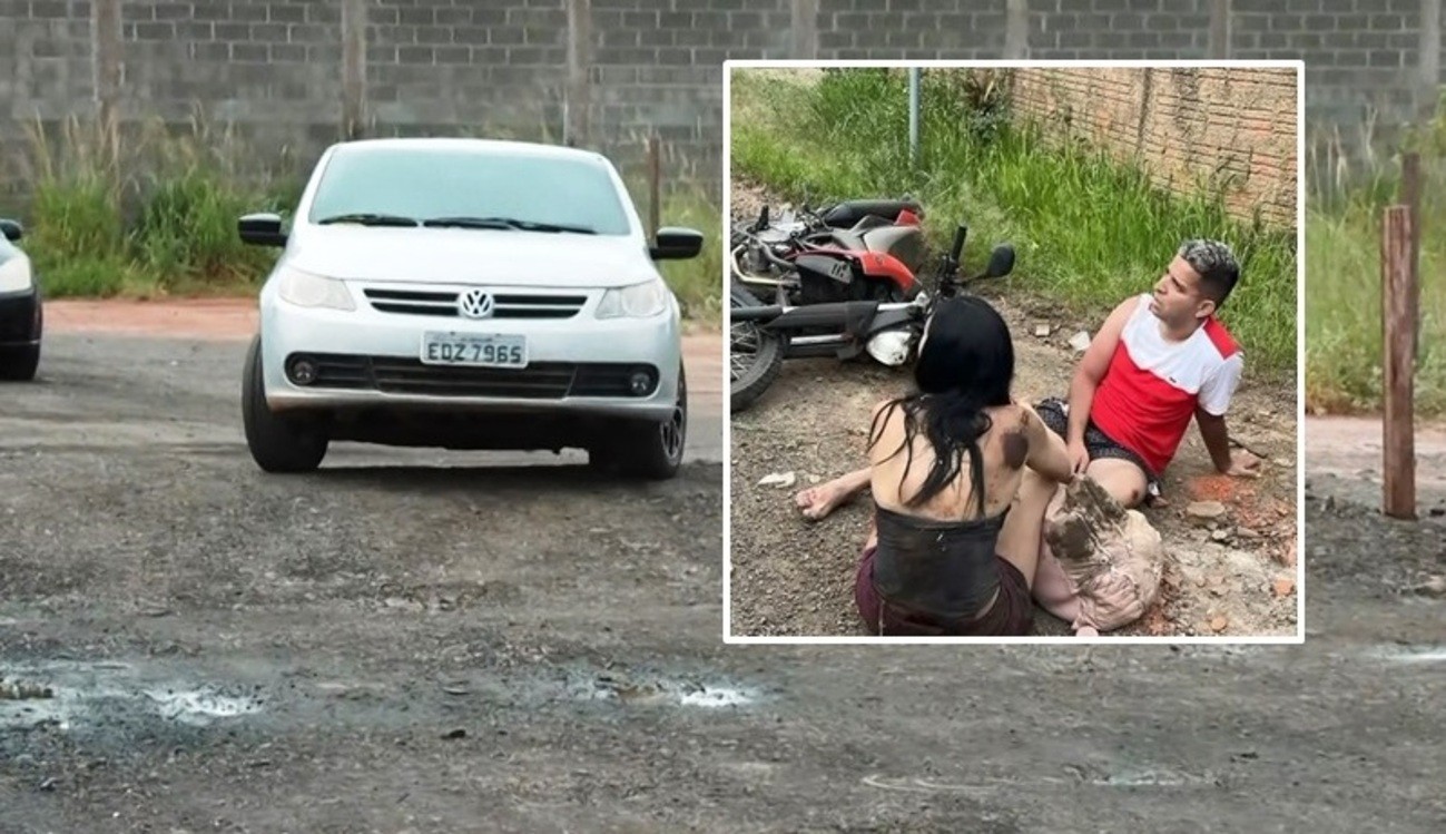 Lombada irregular e sem sinalização causa grave acidente e gera reclamação no interior de SP