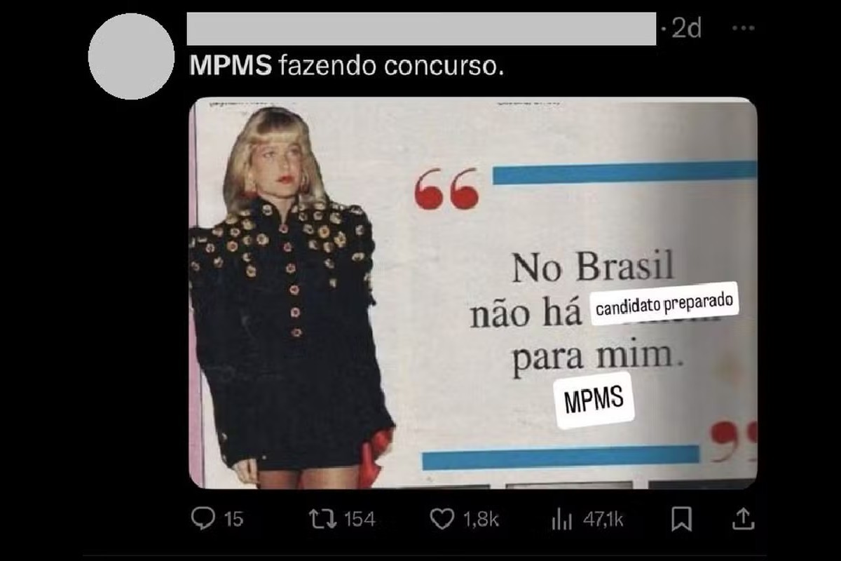 'Não há candidatos para o MPMS': concurso com 100% de reprovação custou quase R$ 500 mil