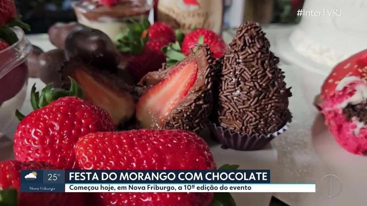 Nova Friburgo recebe a 10ª Festa do Morango com Chocolate 