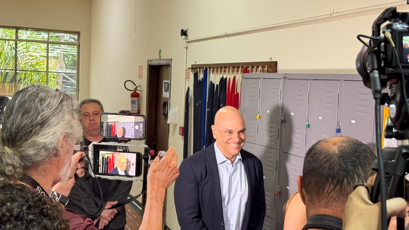 Alexandre de Moraes, ministro do STF, vota em SP