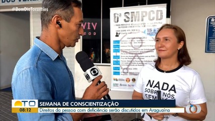 Semana de conscientização dos direitos da pessoa com deficiência é realizada em Araguaína