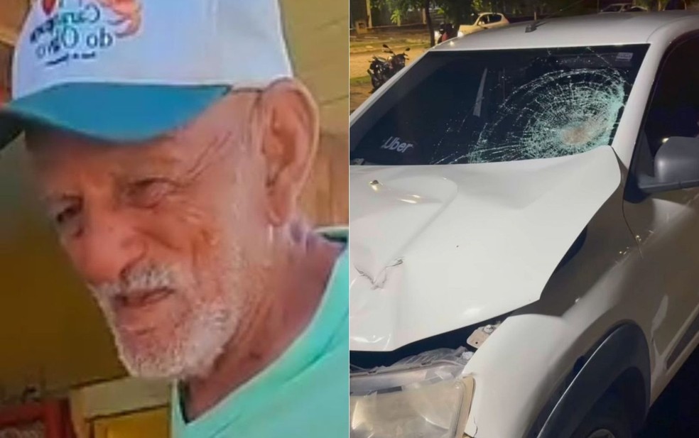 Homem morreu ao ser atropelado por carro na BR-110 em Mossoró — Foto: Redes sociais