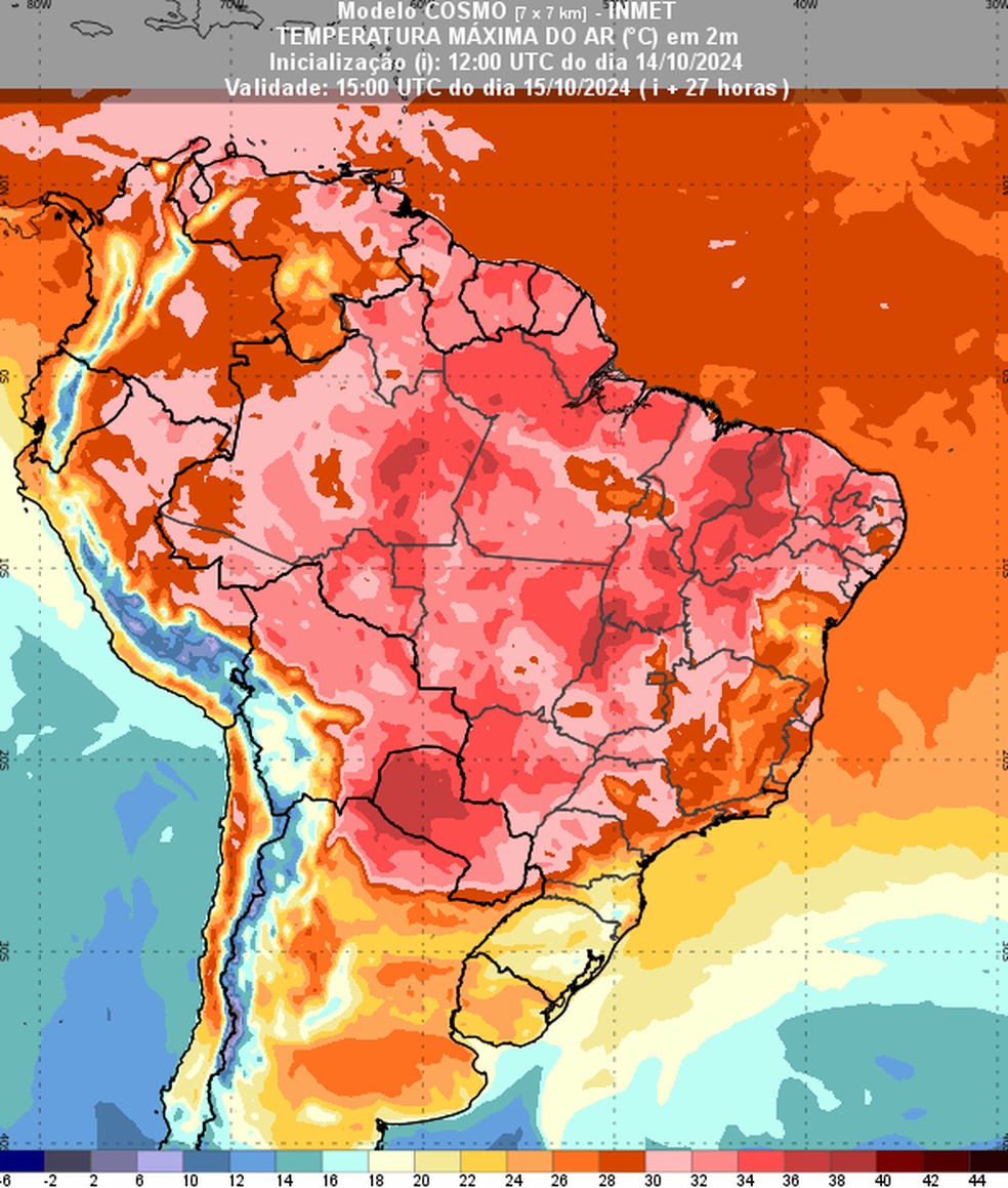 Temperaturas devem ficar mais prximas da mdia esperada para essa poca do ano.  Foto: Inmet