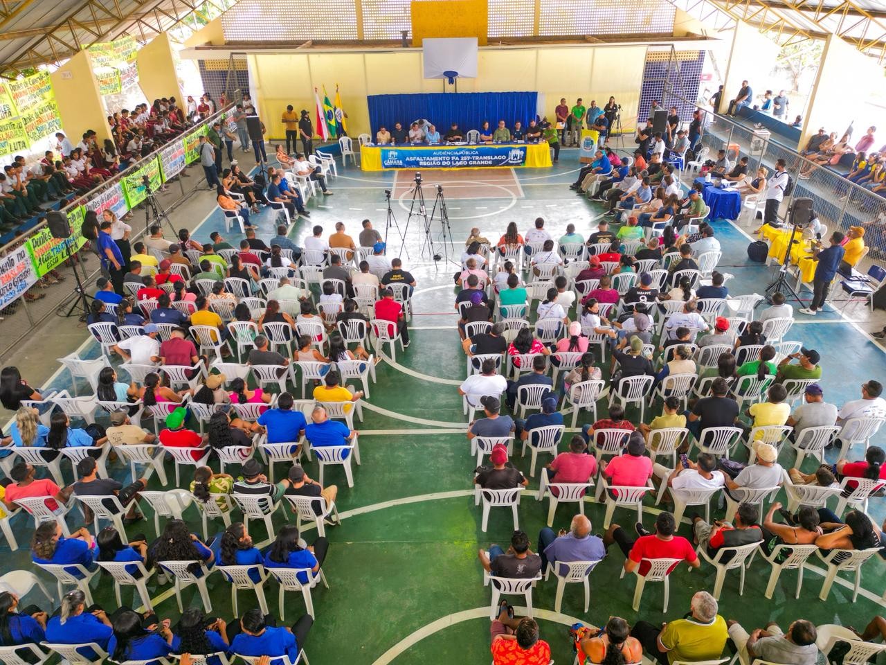 Moradores do Lago Grande cobram avanços na pavimentação da Translago em audiência pública