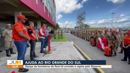 Equipe de bombeiros do Pará é enviada ao Rio Grande do Sul pelo Governo