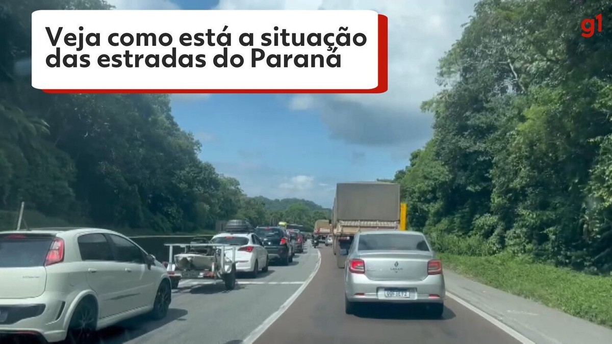 Veja situação das rodovias do Paraná nesta sexta-feira (9) | Trânsito ...