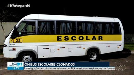 Investigação descobre ônibus escolares do TO clonados no Paraná; entenda