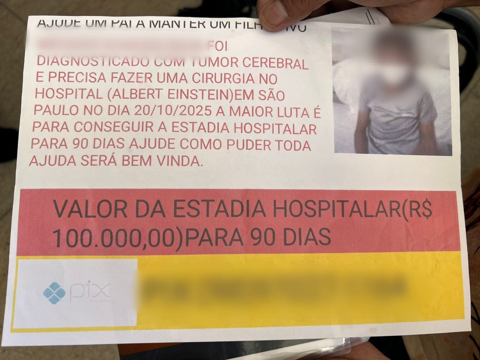 Pai usa falso tumor no cérebro do filho para arrecadar doações em igrejas e é preso em MG