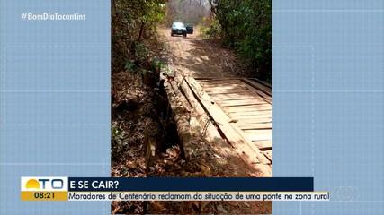 Moradora da zona rural de Centenário teme queda de ponte de madeira e cobra soluções
