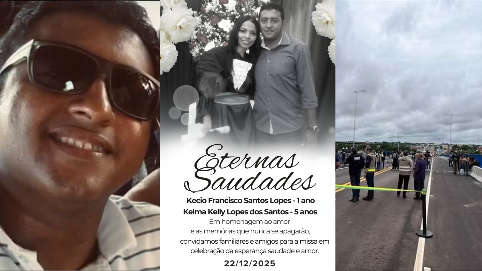 Missa marca 1 ano da morte de caminhoneiro piauiense após queda de ponte entre MA e TO; nova estrutura foi inaugurada nesta segunda (22)