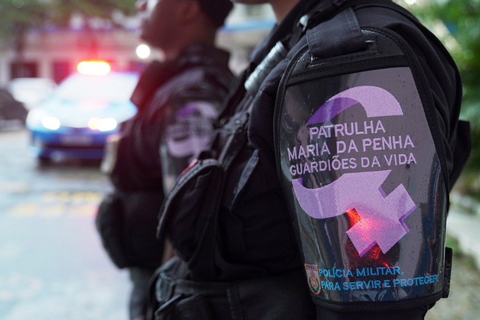 Patrulha Maria da Penha da Polícia Militar do RJ — Foto: Jorge Soares/G1